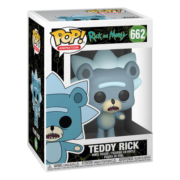 Funko POP #662 Rick and Morty Teddy Rick Figure